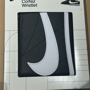 Nike Icon Cortez Black Wristlet